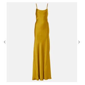 Victoria Beckham Satin crêpe slip dress, Size 0